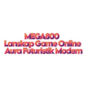 MEGA800 Lanskap Game Online Aura Futuristik Modern